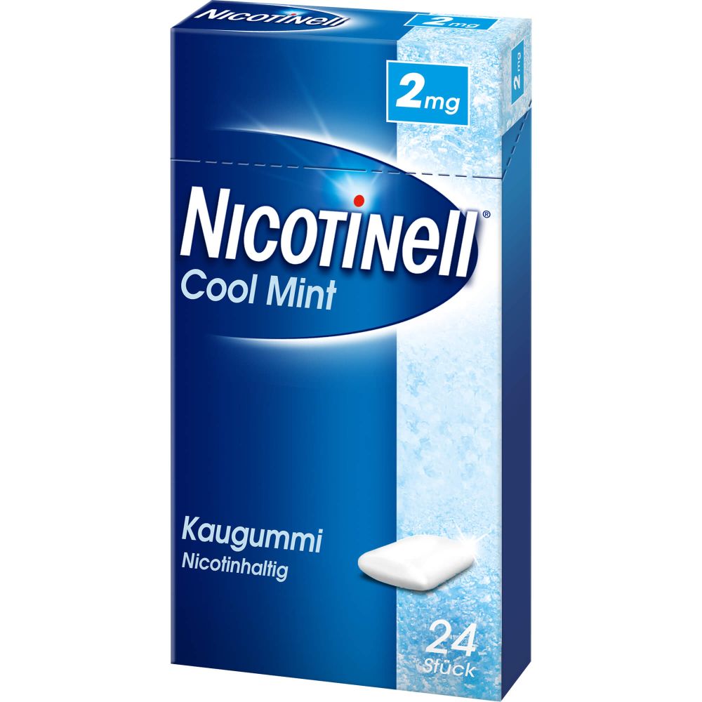 Nicotinell Kaugummi Cool Mint 2 mg 24 St