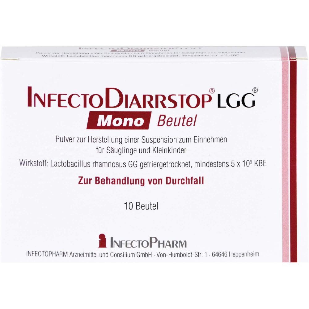 Infectodiarrstop Lgg Mono Beutel P.H.Susp.z.Einn. 10 St