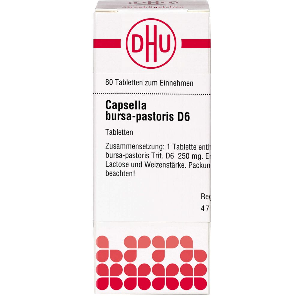 Capsella Bursa pastoris D 6 Tabletten 80 St