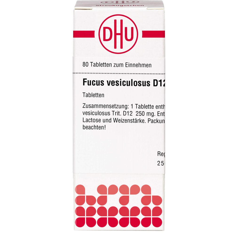 Fucus Vesiculosus D 12 Tabletten 80 St