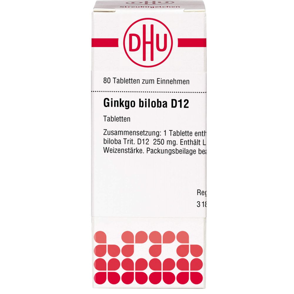 Ginkgo Biloba D 12 Tabletten 80 St