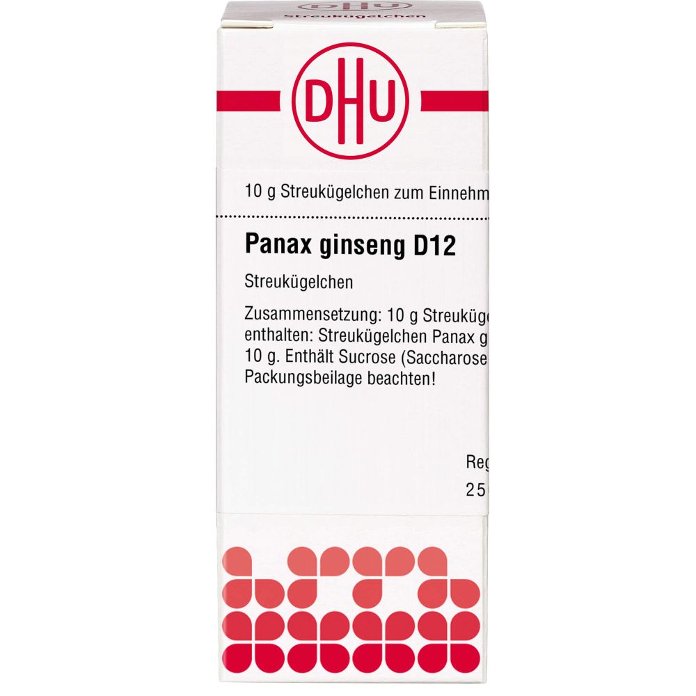 Panax Ginseng D 12 Globuli 10 g