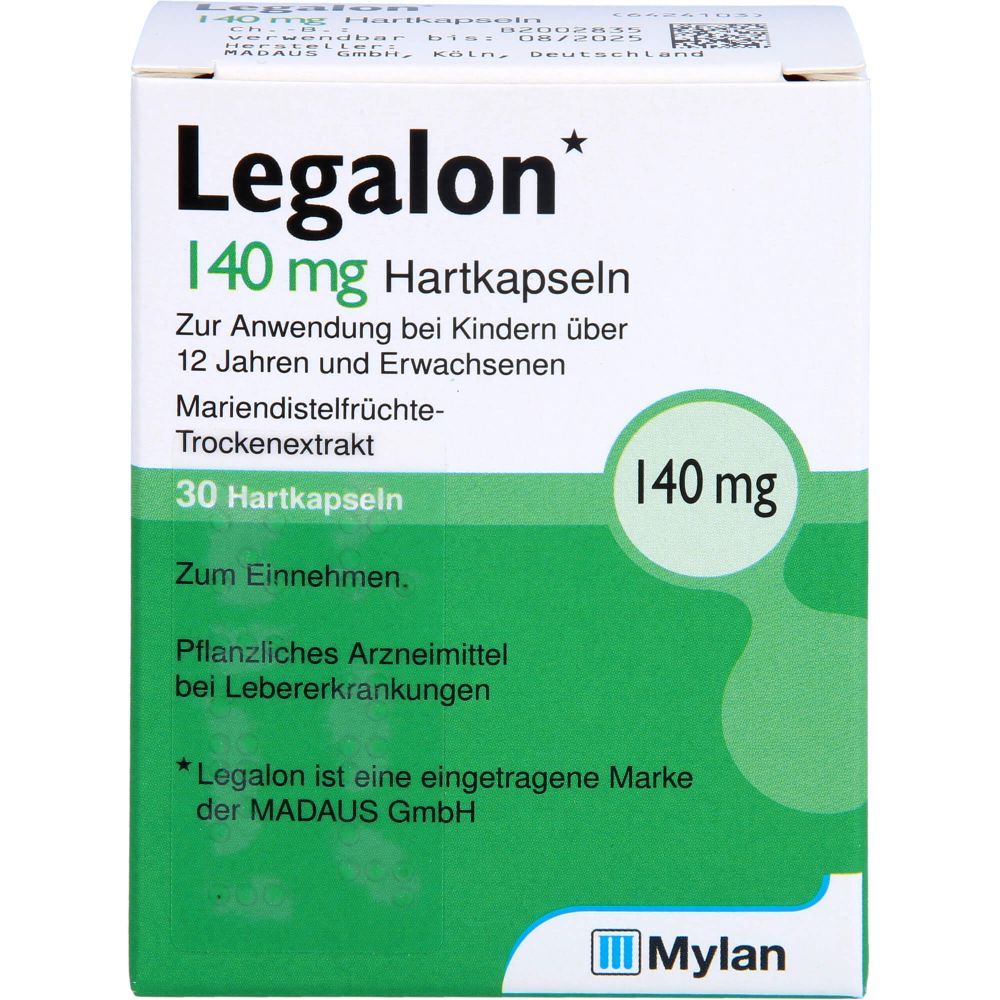 Legalon 140 Hartkapseln 30 St