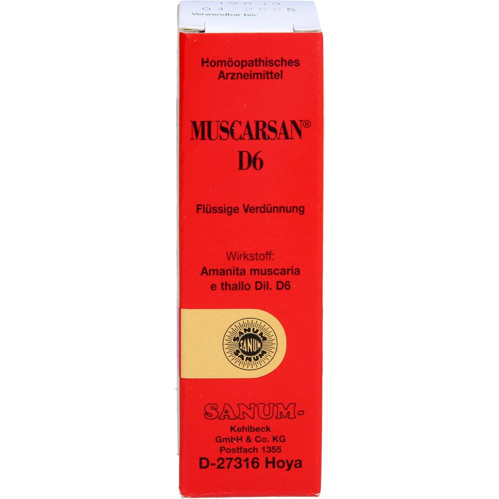 Muscarsan D 6 Tropfen 10 ml