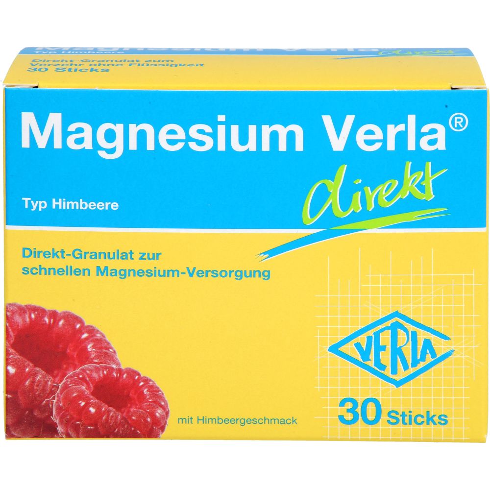 Magnesium Verla direkt Himbeere Granulat 30 St