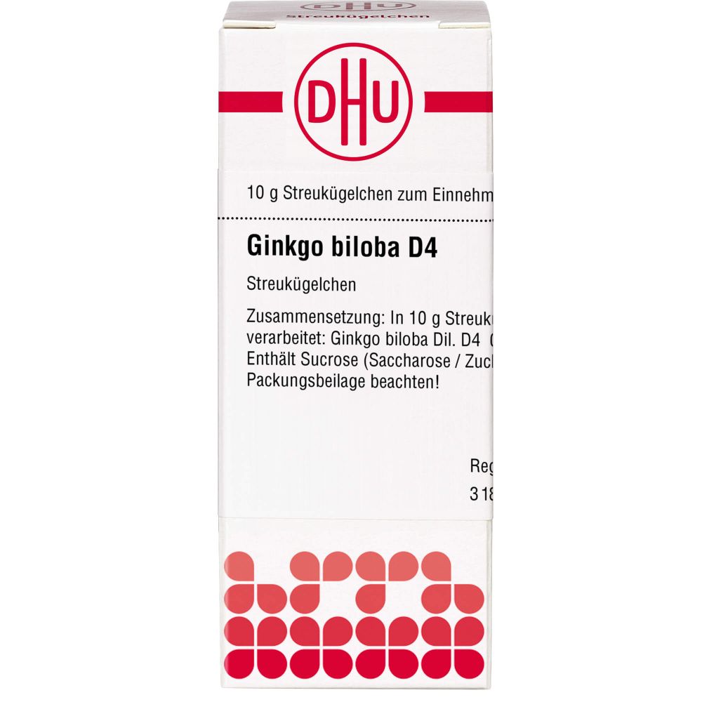 Ginkgo Biloba D 4 Globuli 10 g