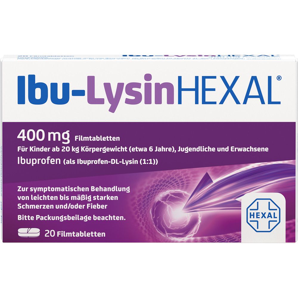 Ibu-Lysinhexal Filmtabletten 20 St