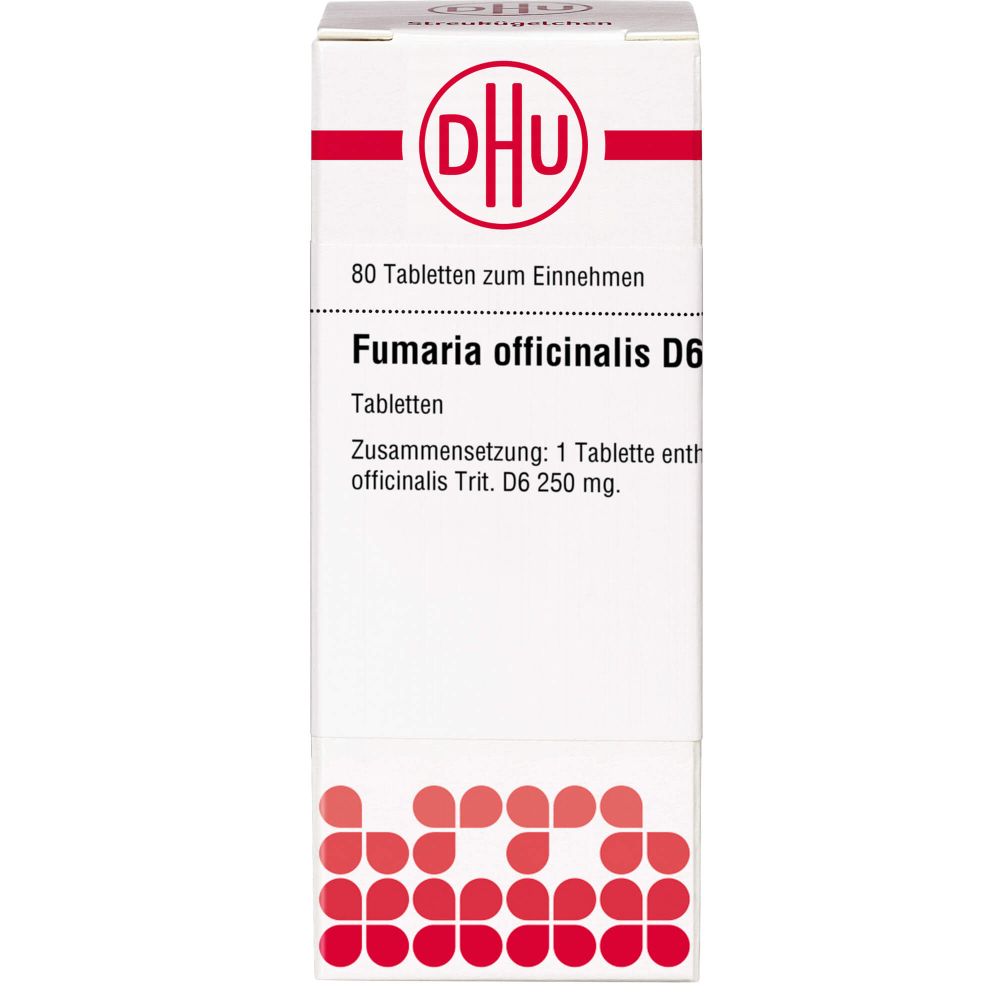 Fumaria Officinalis D 6 Tabletten 80 St