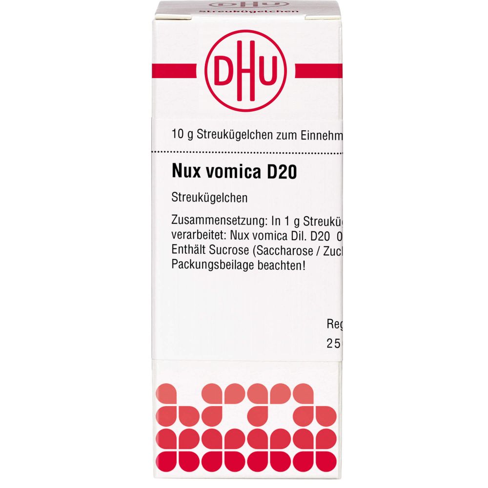 Nux Vomica D 20 Globuli 10 g