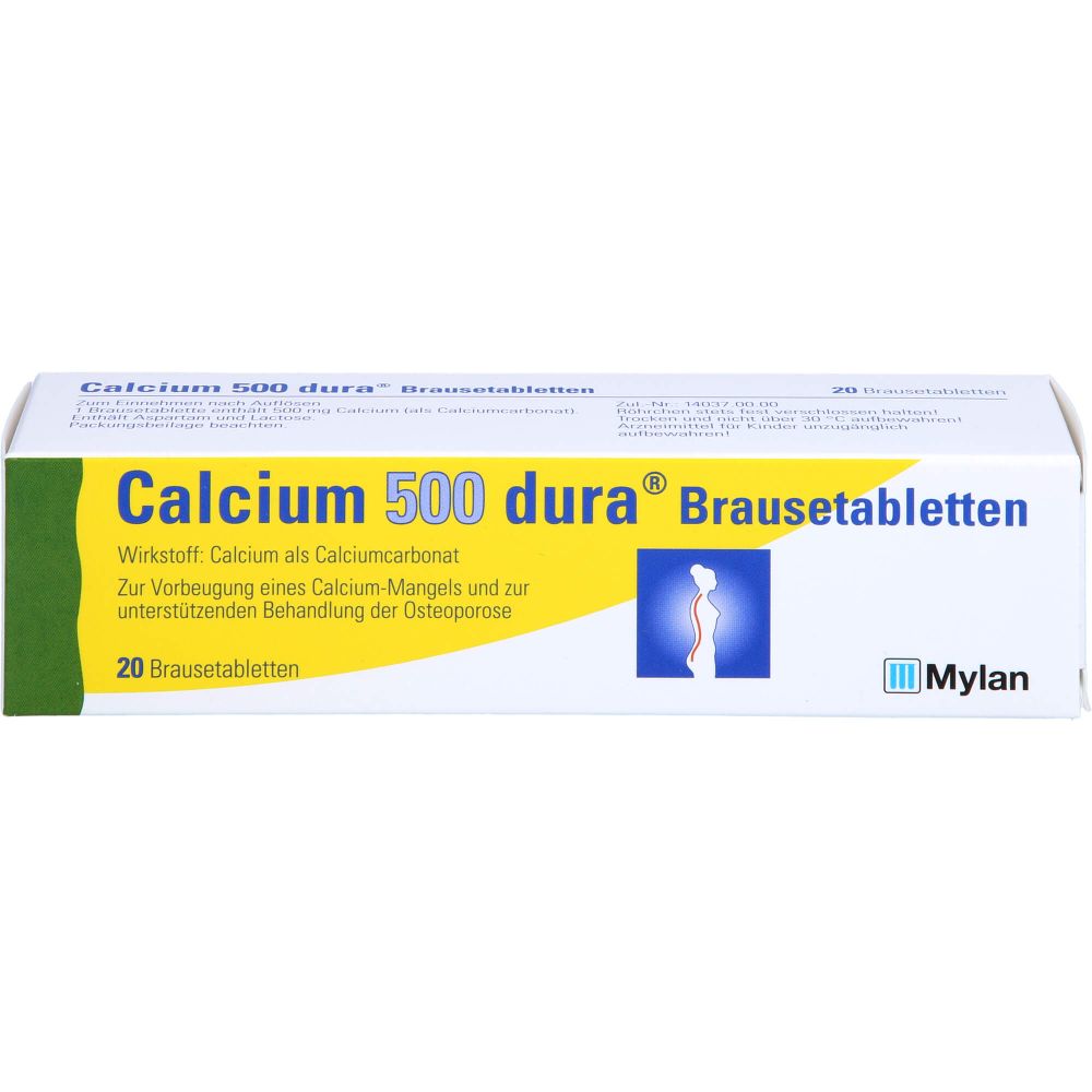 Calcium 500 dura Brausetabletten 20 St