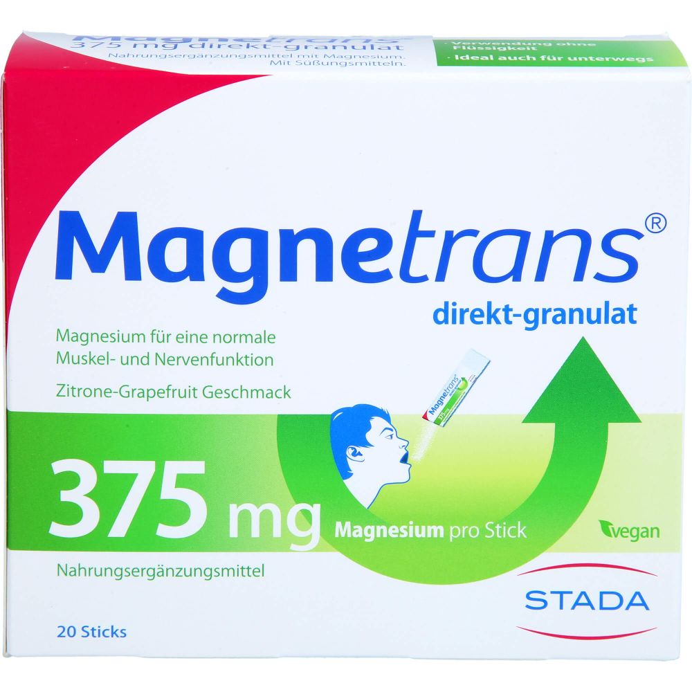 Magnetrans direkt 375 mg Granulat 20 St