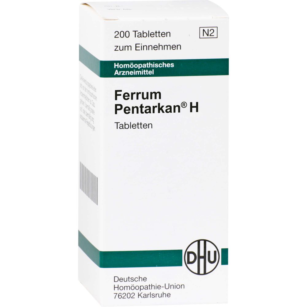 Ferrum Pentarkan H Tabletten 200 St
