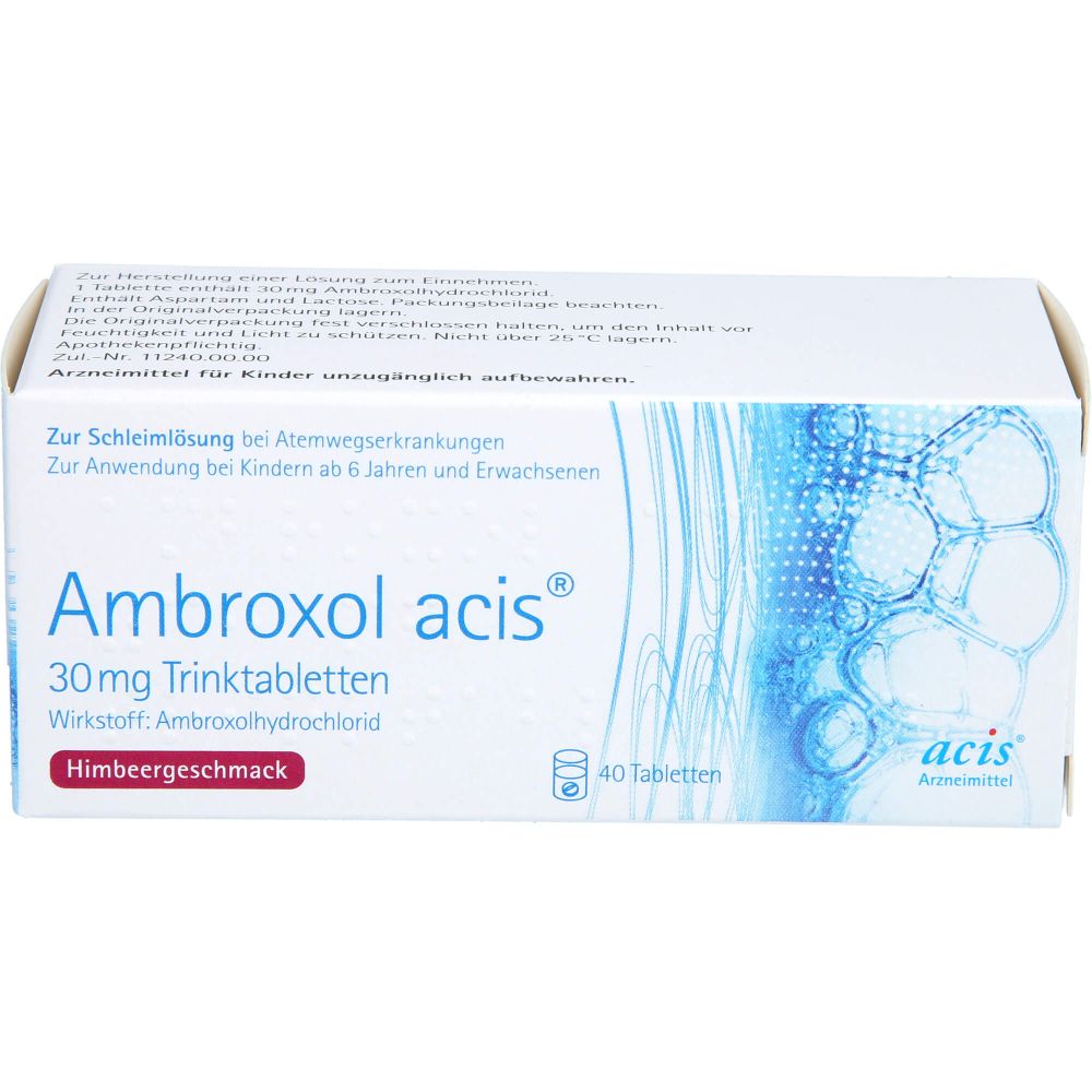 Ambroxol acis 30 mg Trinktabletten 40 St