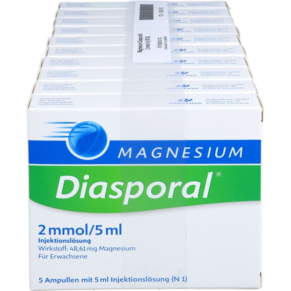 Magnesium Diasporal 2 mmol Ampullen 250 ml