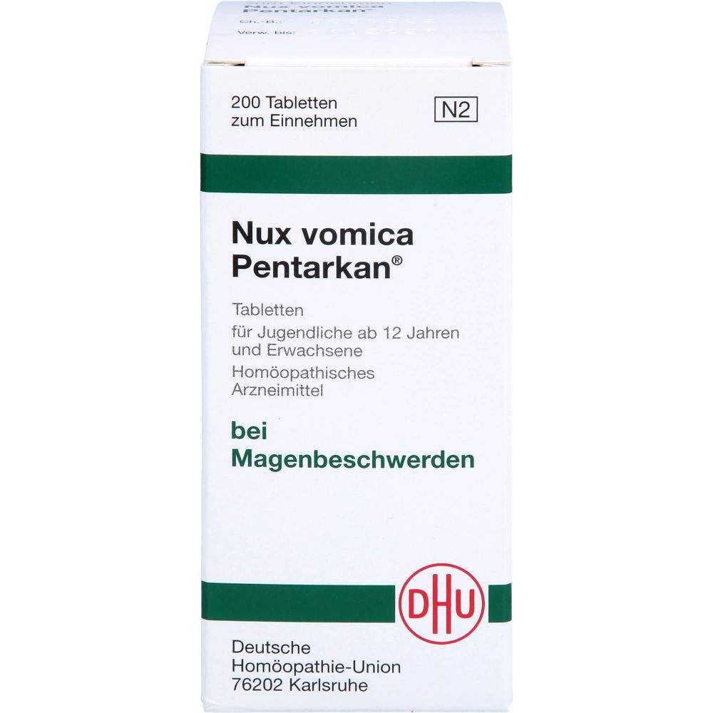 Nux Vomica Pentarkan Tabletten 200 St