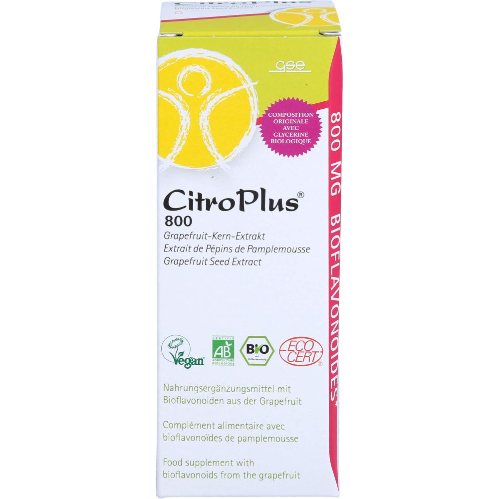 Gse CitroPlus 800 Bio Grapefruitkern-Extrakt Flüssigkeit. 100 ml