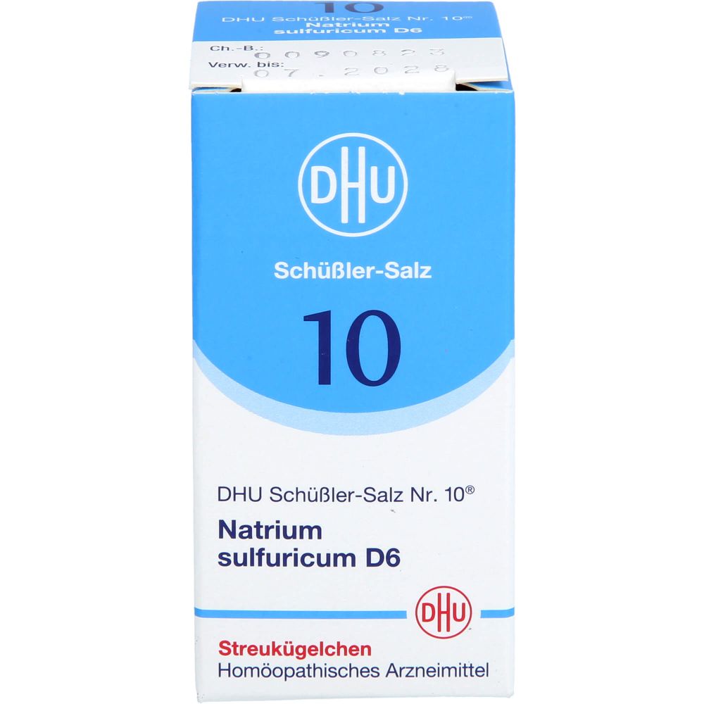 Biochemie Dhu 10 Natrium sulfuricum D 6 Globuli 10 g