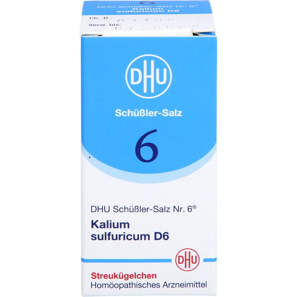 Biochemie Dhu 6 Kalium sulfuricum D 6 Globuli 10 g