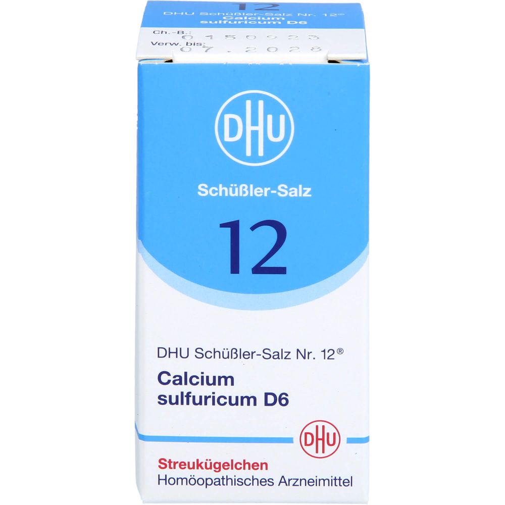 Biochemie Dhu 12 Calcium sulfuricum D 6 Globuli 10 g