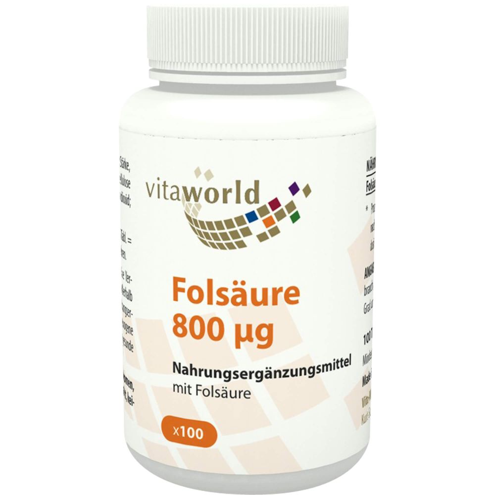 Folsäure 800 µg Tabletten 100 St