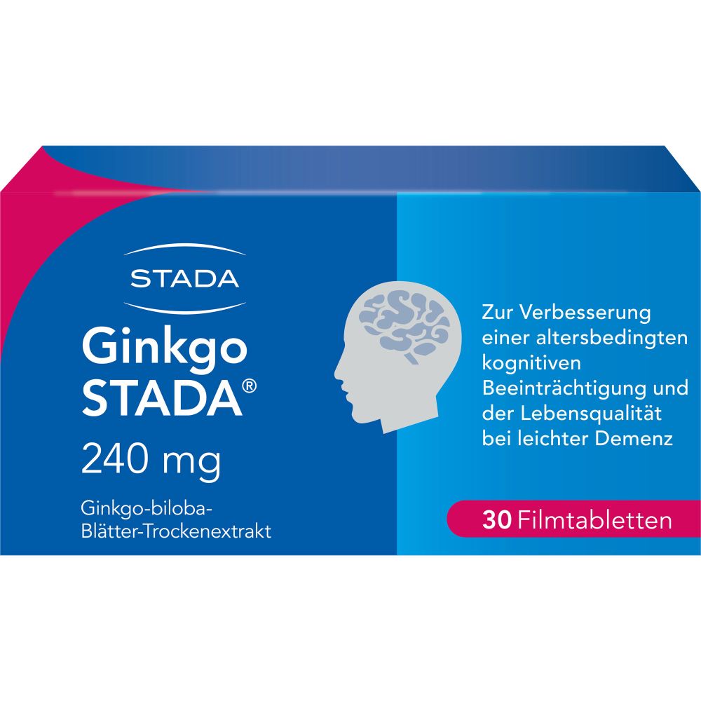 Ginkgo Stada 240 mg Filmtabletten 30 St