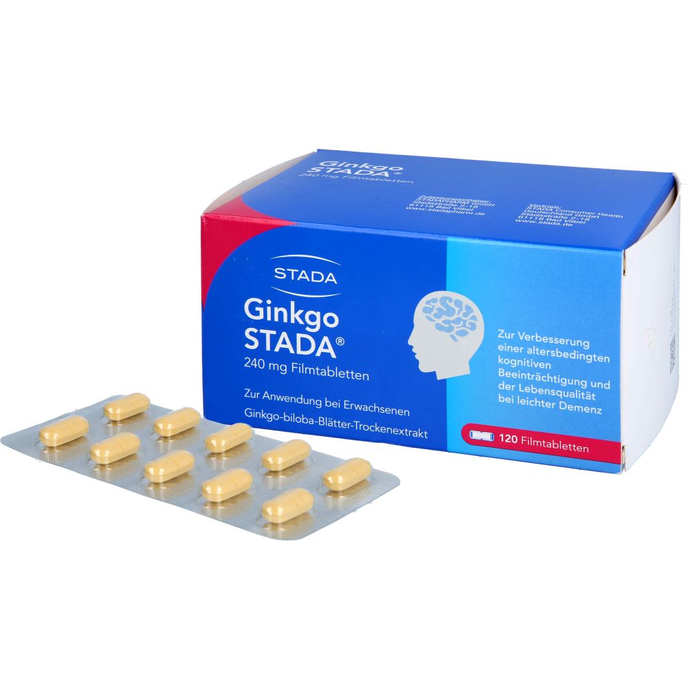 Ginkgo Stada 240 mg Filmtabletten 120 St