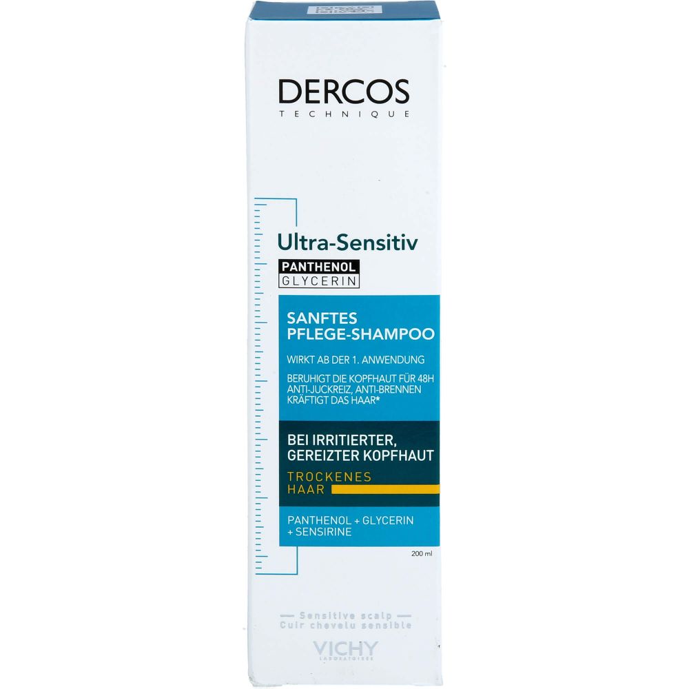 Vichy Dercos ultra-sensitiv Shampoo trock.Kopfhaut 200 ml