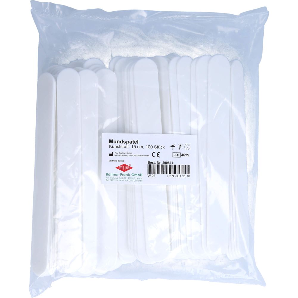 Mundspatel Kunststoff 100 St