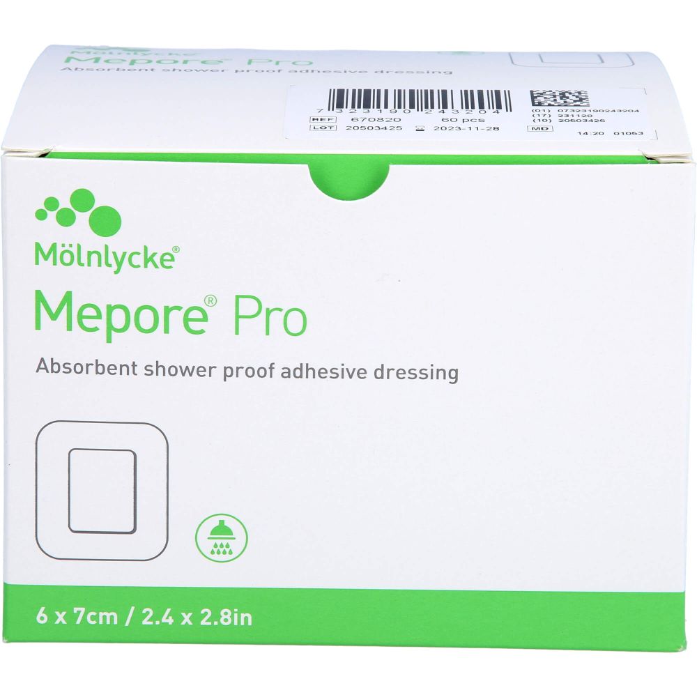 Mepore Pro steril Pflaster 6x7 cm 60 St