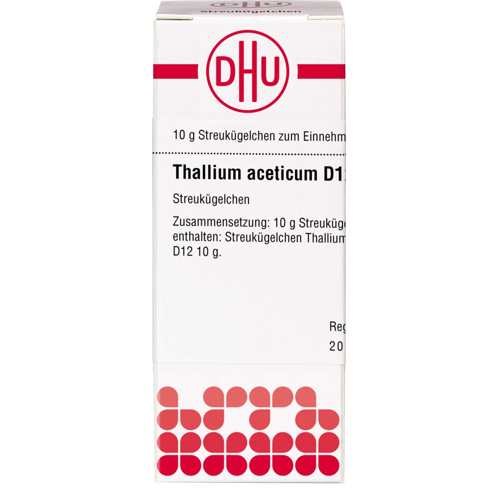 Thallium Aceticum D 12 Globuli 10 g