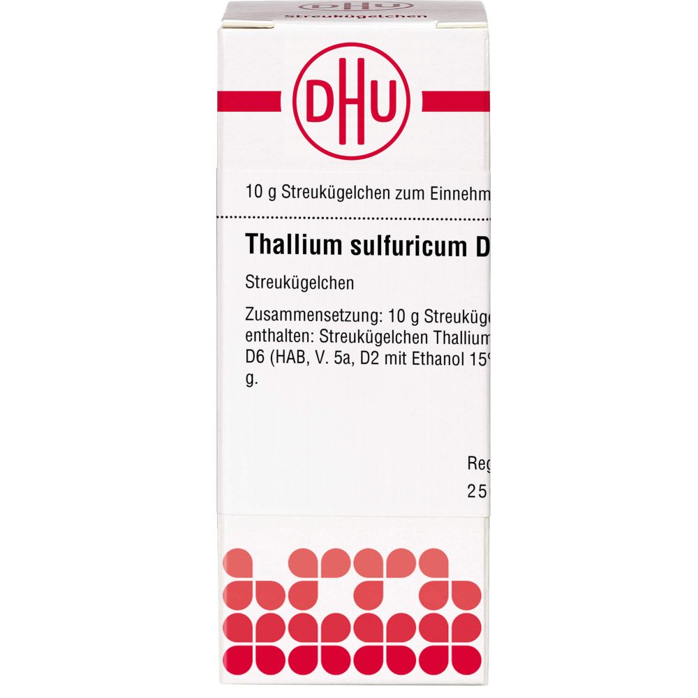 Thallium Sulfuricum D 6 Globuli 10 g