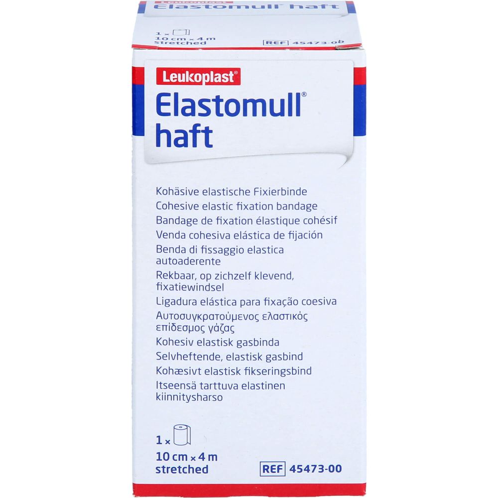 Elastomull haft 10 cmx4 m Fixierbinde 10 St