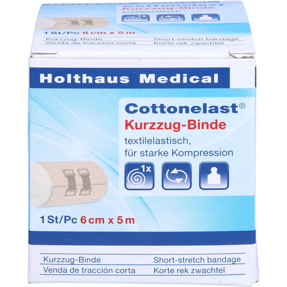 Kurzzugbinde Cottonelast 6 cmx5 m 1 St