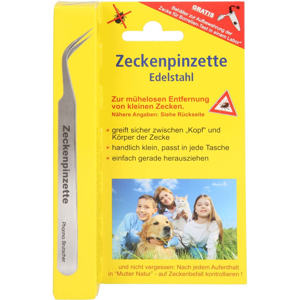 Zeckenpinzette Chirurgenstahl 1 St
