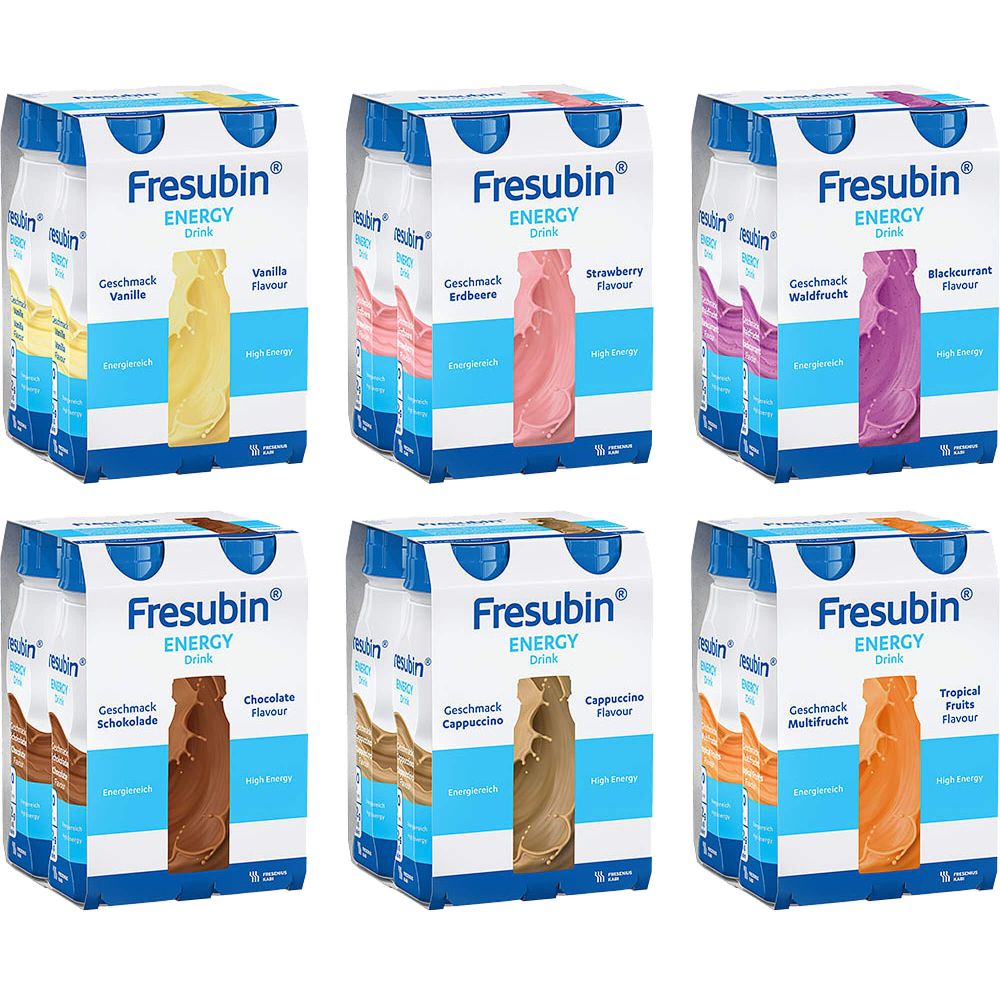 Fresubin Energy Drink Mischkarton Trinkflasche 4800 ml