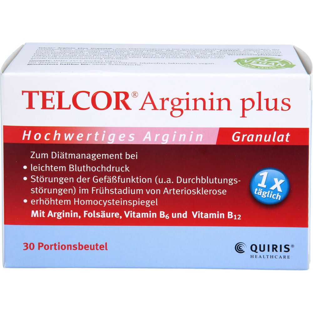 Telcor Arginin plus Btl. Granulat 30 St