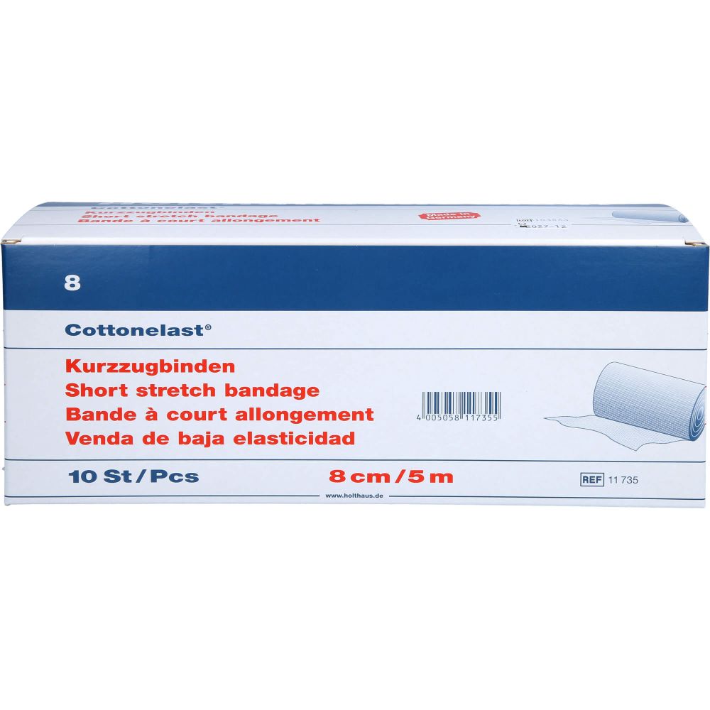 Kurzzugbinde Cottonelast 8 cmx5 m 10 St
