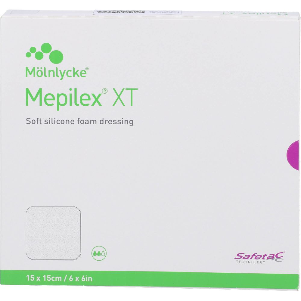Mepilex Xt 15x15 cm Schaumverband 5 St