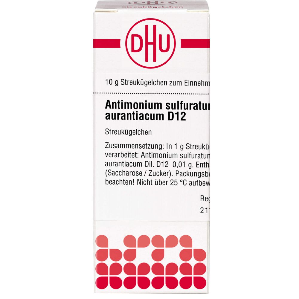 Antimonium Sulfuratum aurantiacum D 12 Globuli 10 g