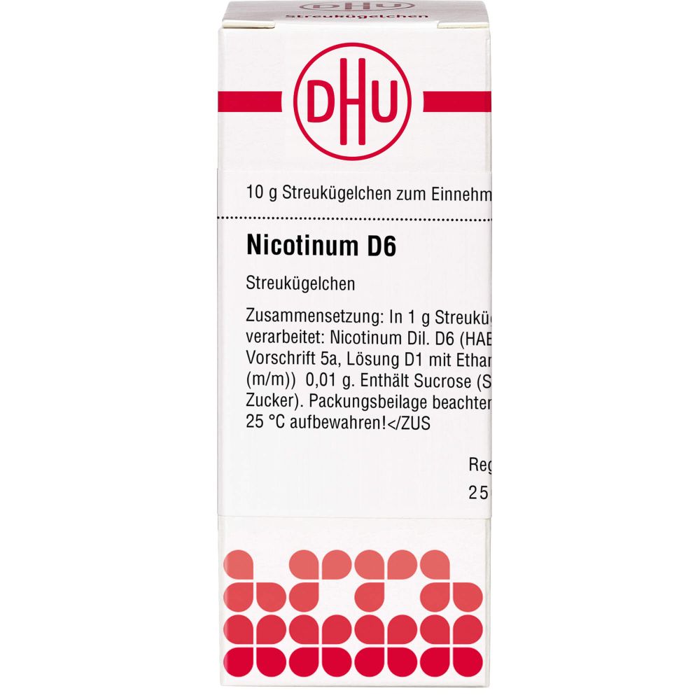 Nicotinum D 6 Globuli 10 g