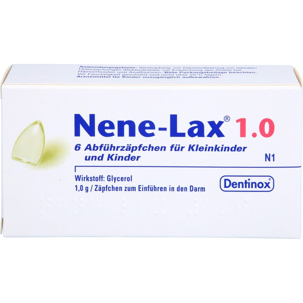 Nene Lax 1,0 Suppos.f.Kleinkdr.u.Kdr. 6 St