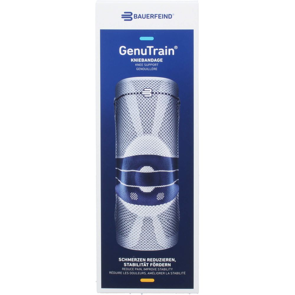 Genutrain Kniebandage Gr.5 schwarz 1 St