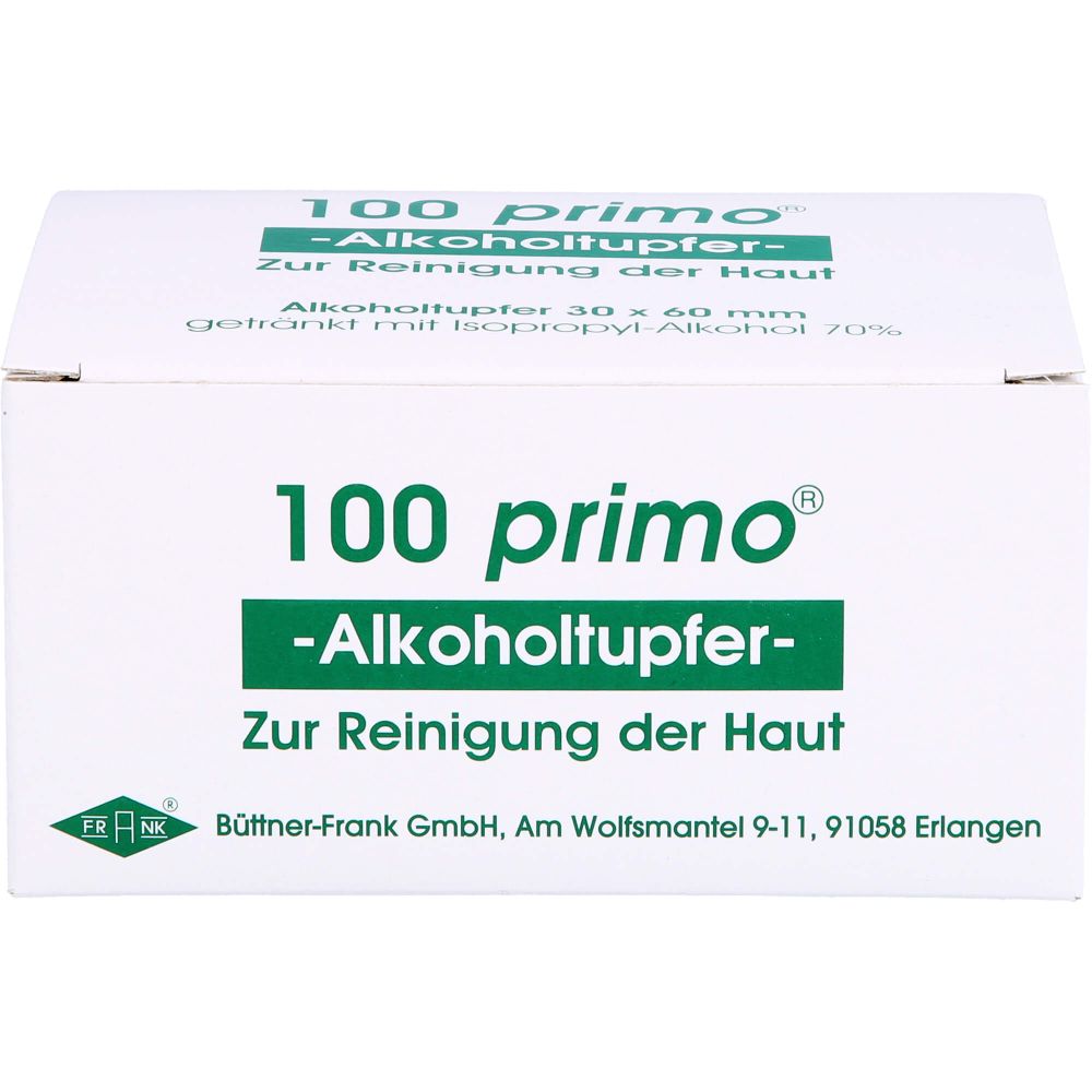 Primo Alkoholtupfer 100 St