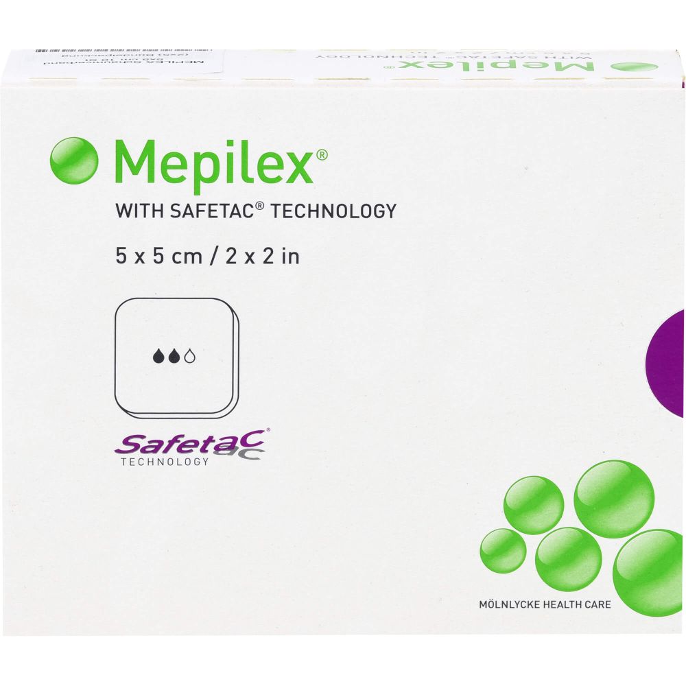 Mepilex 5x5 cm Schaumverband 5 St