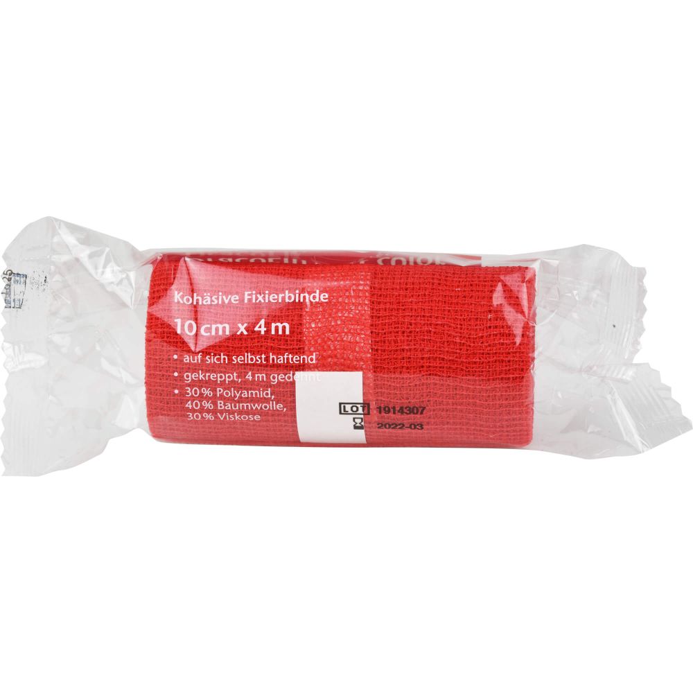 Dracoelfi haft color elast.Fixierb.10 cmx4 m rot 1 St