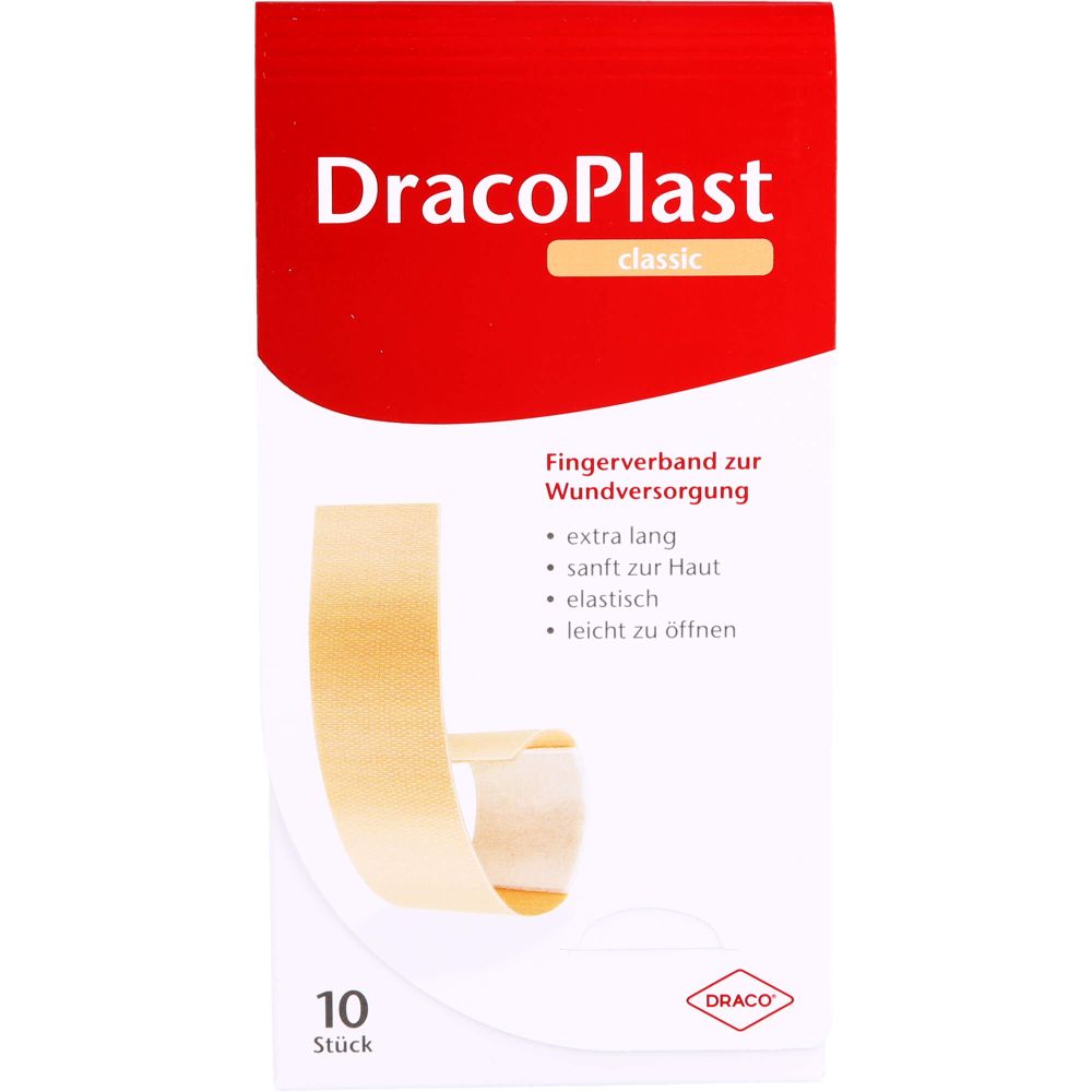 Dracoplast Fingerstrips 2x12 cm elastic 10 St