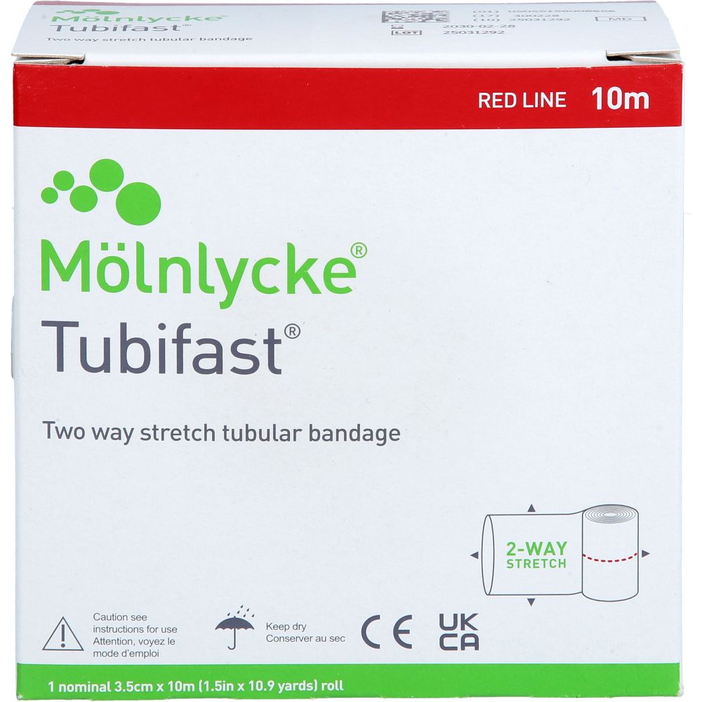 Tubifast 2-Way Stretch 3,5 cmx10 m rot 1 St