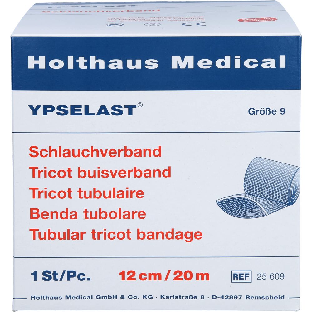 Schlauchverband Ypselast Gr.9 20 m weiß 1 St