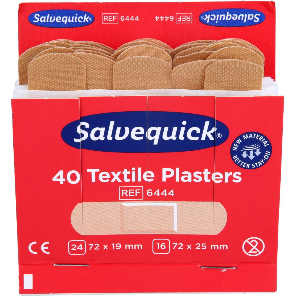 Salvequick Pflasterstrips elastisch Refill 6444 40 St