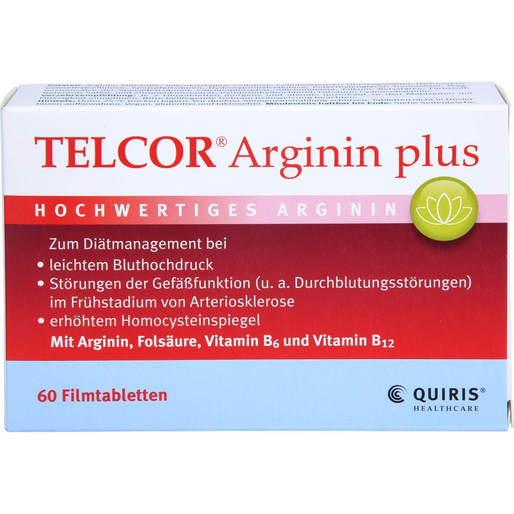 Telcor Arginin plus Filmtabletten 60 St